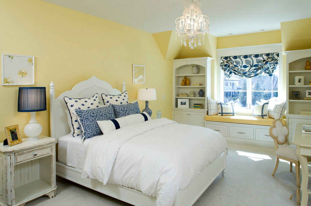 yellow bedroom interior ideas