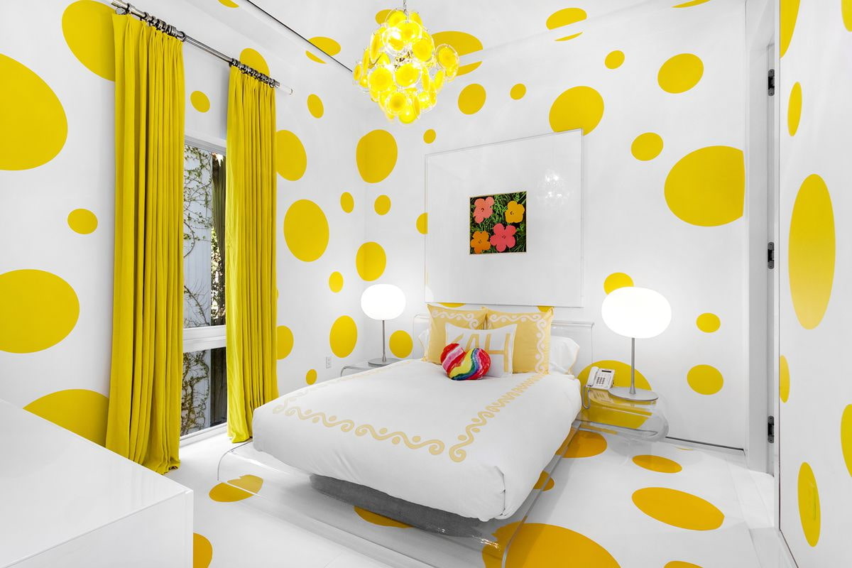 sarı yatak odası fikir çeşitleri