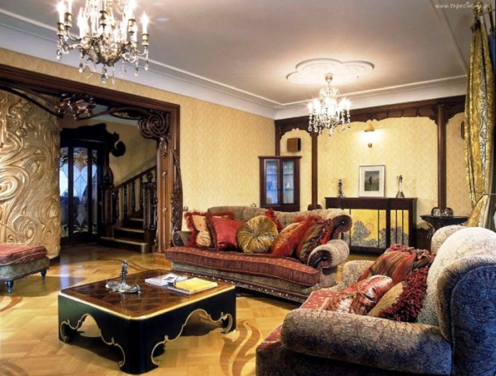 Obývacia izba v tureckom štýle