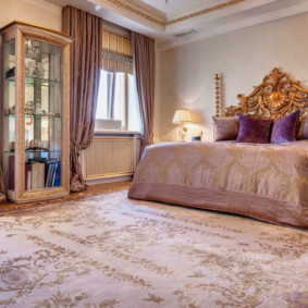 klasik tarzı yatak odası halı