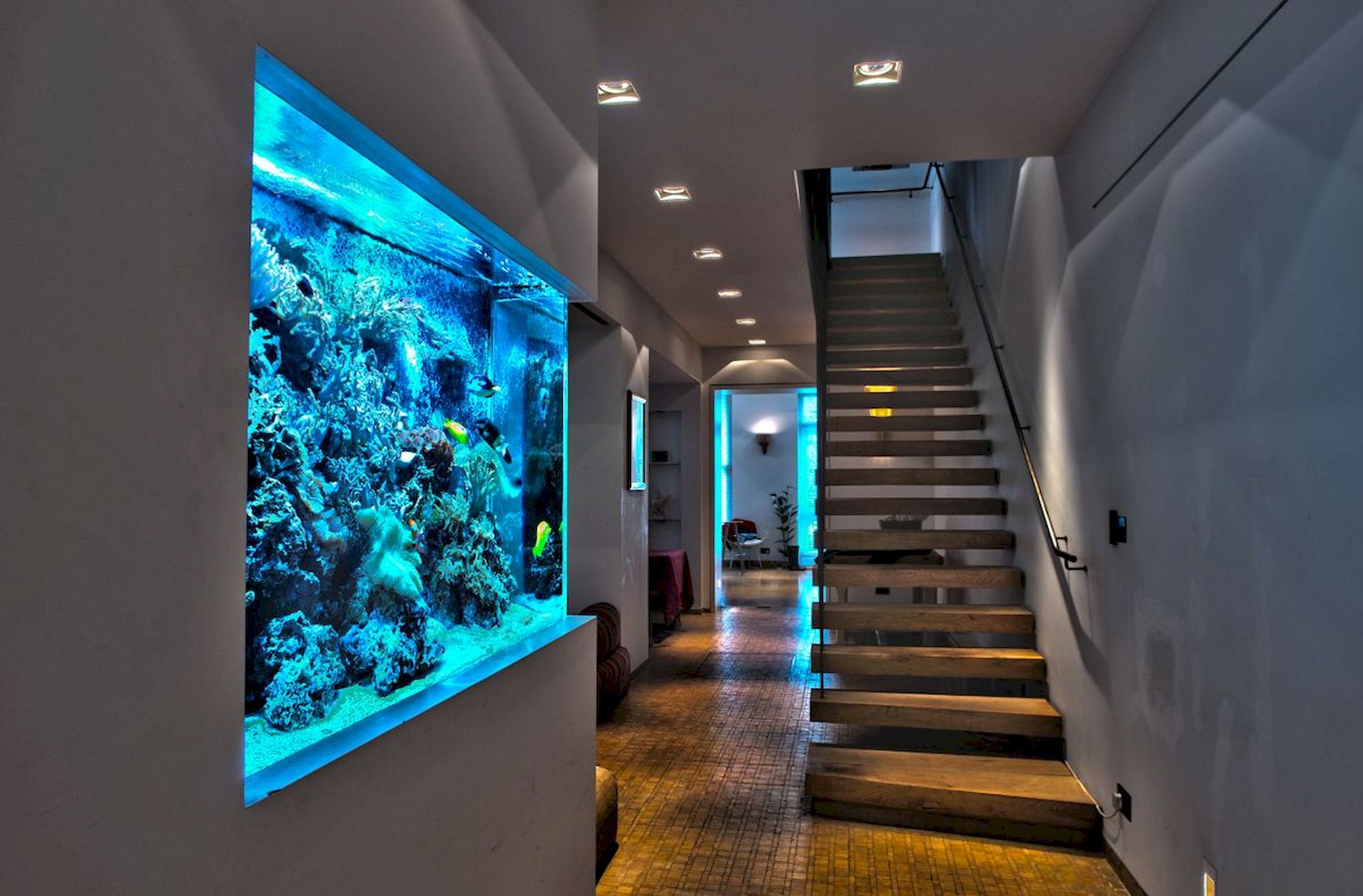 aquarium in een privéhuis