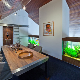 aquarium in het appartement ideeën opties