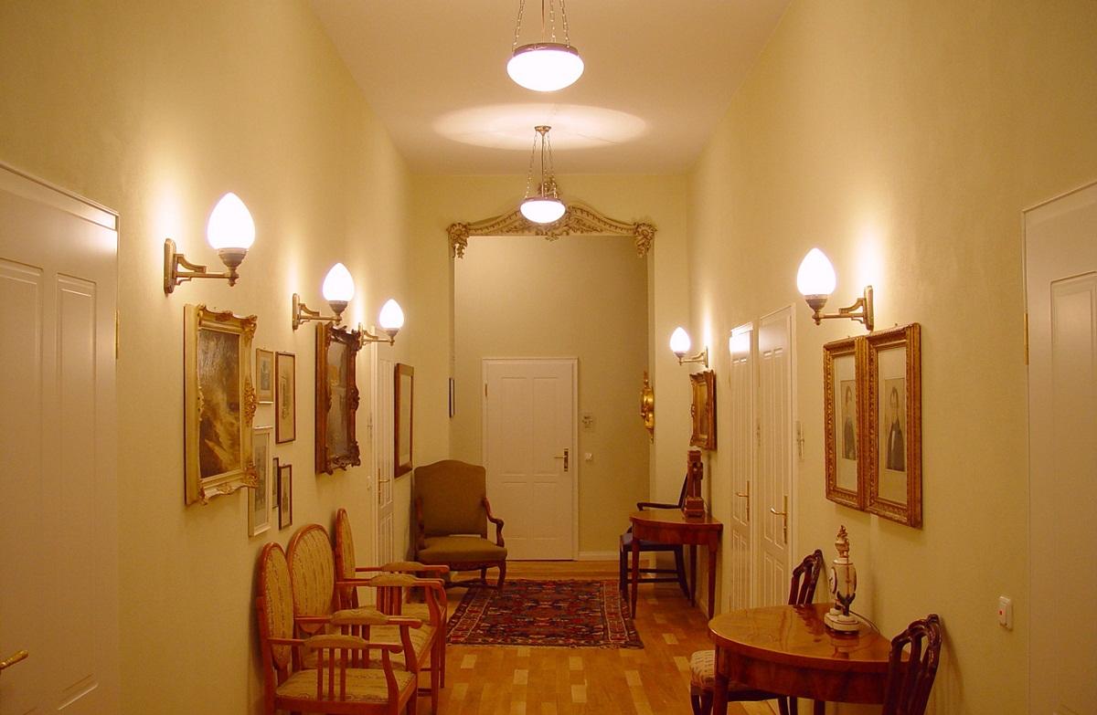 sconce in the corridor photo