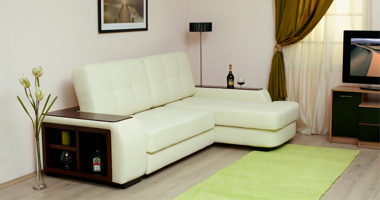 small corner sofa in the living room