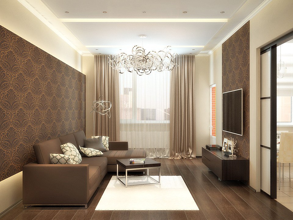 dizajn obývacej izby 17 m2