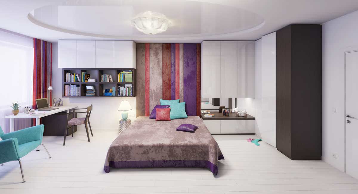 design ložnice pro ženy
