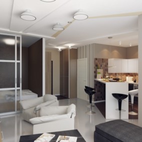 three-room apartment interior design
