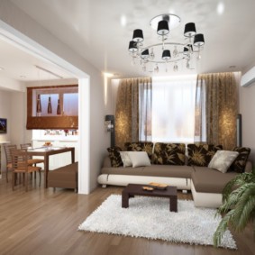 three-room apartment design design ideas