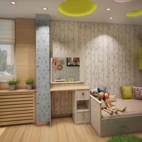 three-room apartment design idea overview