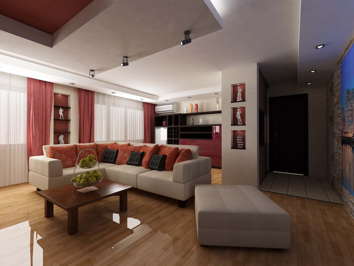 three-room apartment design photo