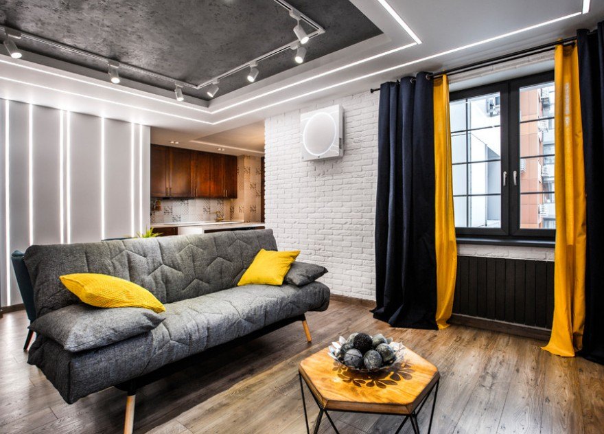 drie-kamer appartement ontwerp