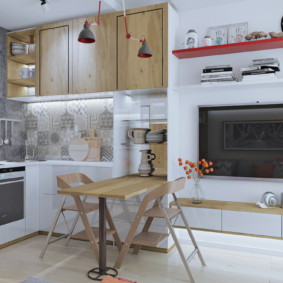 studio appartement 30 m² keuken