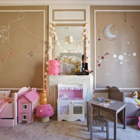 DIY dětský pokoj dekor