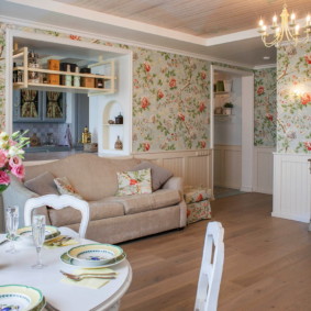 Interiorul apartamentului în stil Provence