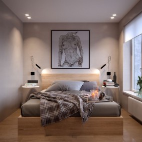 Minimalist yatak odası