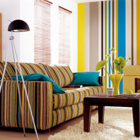 Striped upholstery