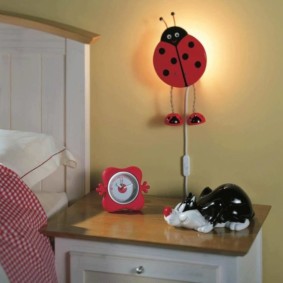 Lampa de perete Ladybug