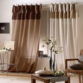 Light Brown Curtains