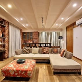 modern style living room photo design