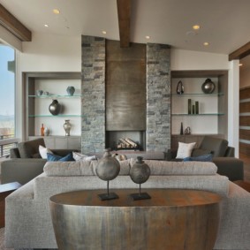 dzīvojamā istaba mūsdienu stila dizaina idejās