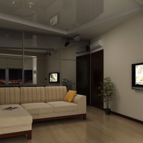 obývacia izba s rozlohou 17 m2
