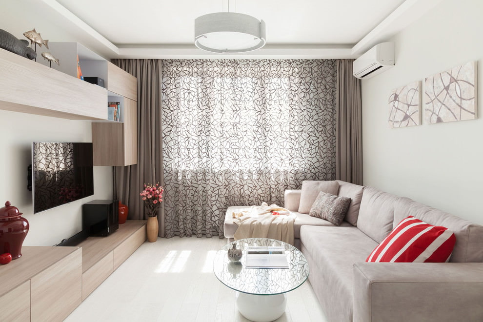 svetlé farebné možnosti obývacej izby