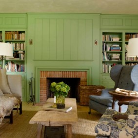 sala de estar en ideas de diseño verde