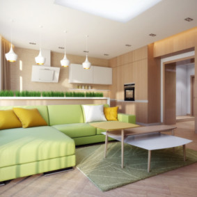 sala de estar en ideas de opciones verdes