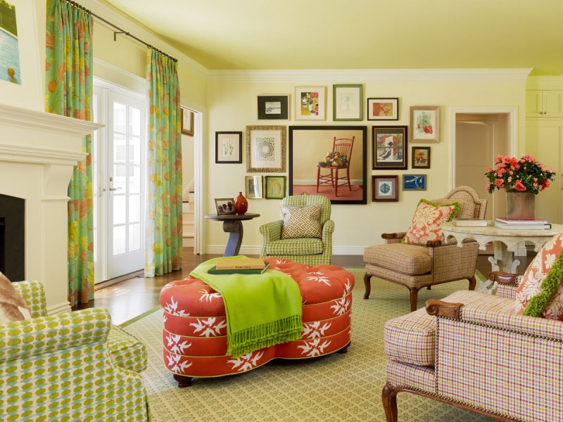 idee di design per soggiorno in stile americano