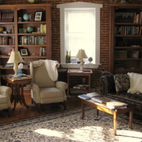 English style living room design photo