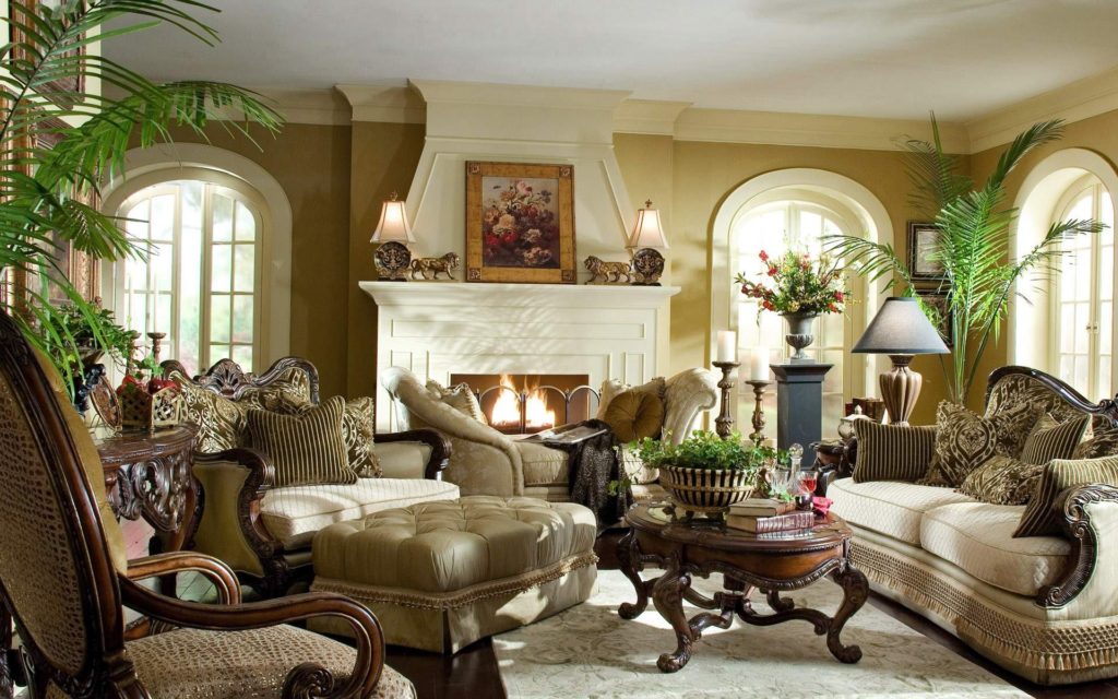 English style living room photo decor