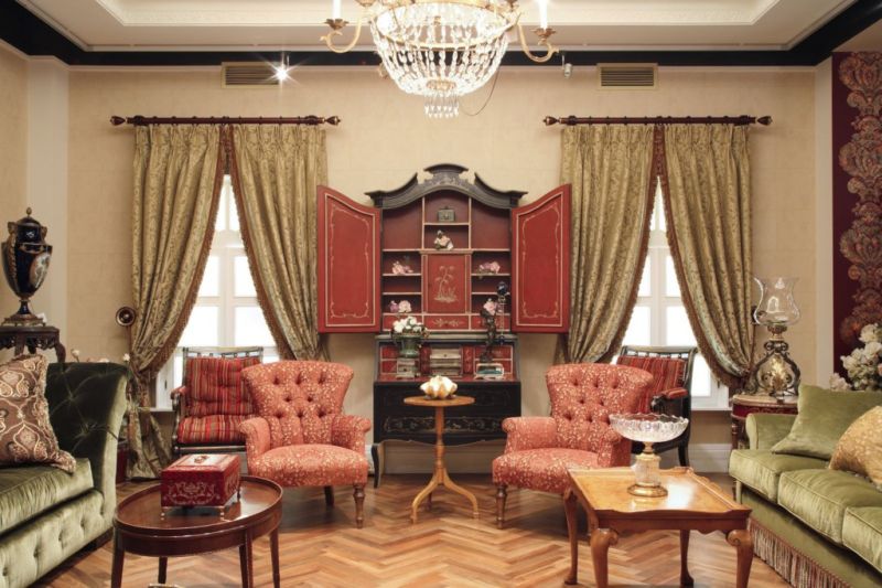 English style living room photo design