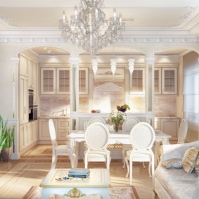 klasikinio stiliaus gyvenamojo kambario nuotraukų dekoravimas