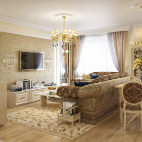 klasikinio stiliaus gyvenamojo kambario idėjos idėjos