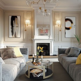 idee di design per soggiorno in stile classico