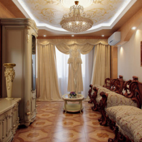 ý tưởng phòng khách baroque