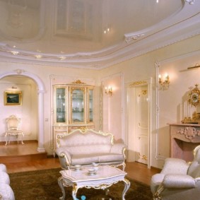 barokk nappali kilátás
