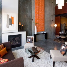 Foto de diseño de sala de estar tipo loft