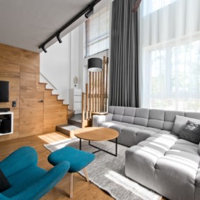 loft style living room interior ideas