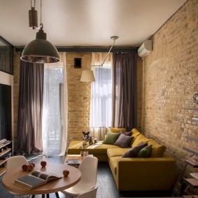 loft style living room interior ideas