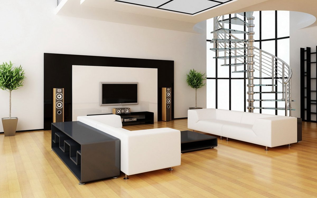 minimalistisches Wohnzimmer