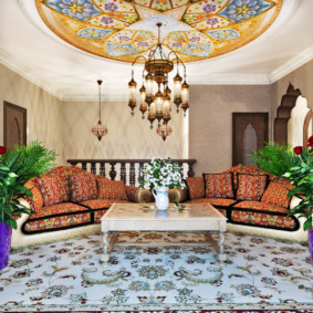 orientalischen Stil Wohnzimmer Dekor Ideen