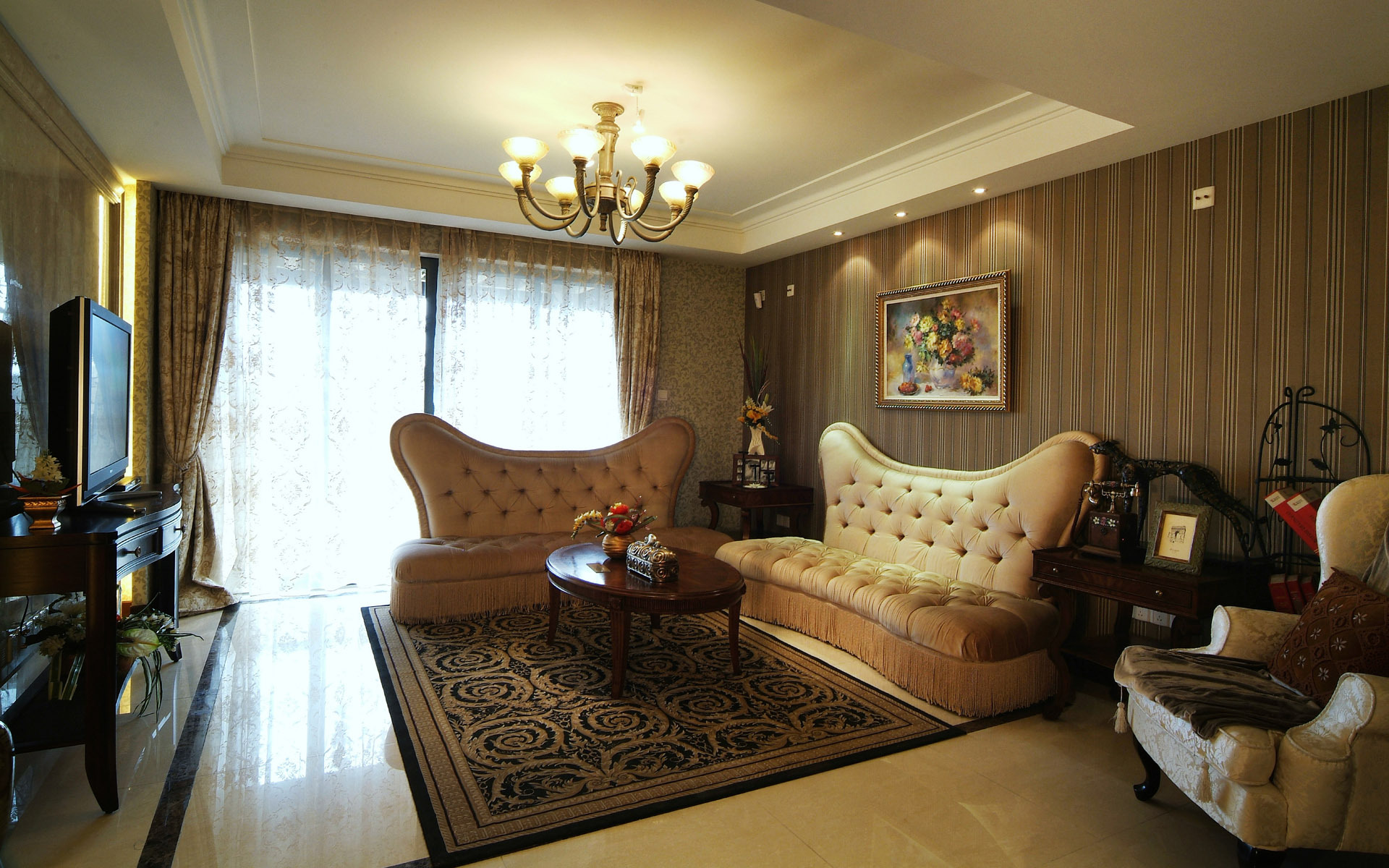cozy living room interior