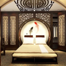 bilik tidur gaya oriental