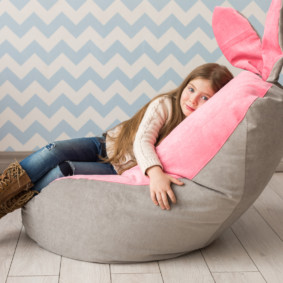 pouf chair for children's photo ideas