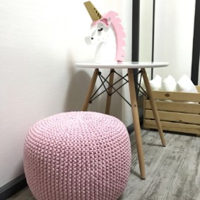 design pouf židle