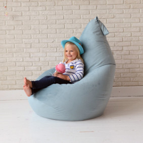 ghế pouf cho ý tưởng thiết kế của trẻ em