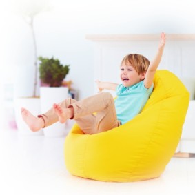 pouf židle pro dětské fotografické možnosti