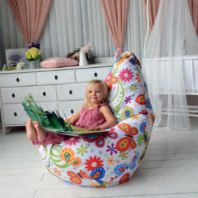 pouf chair for kids design ideas