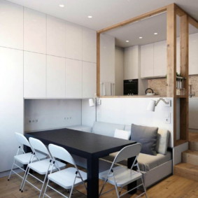 studio apartman od 27 m² ideja